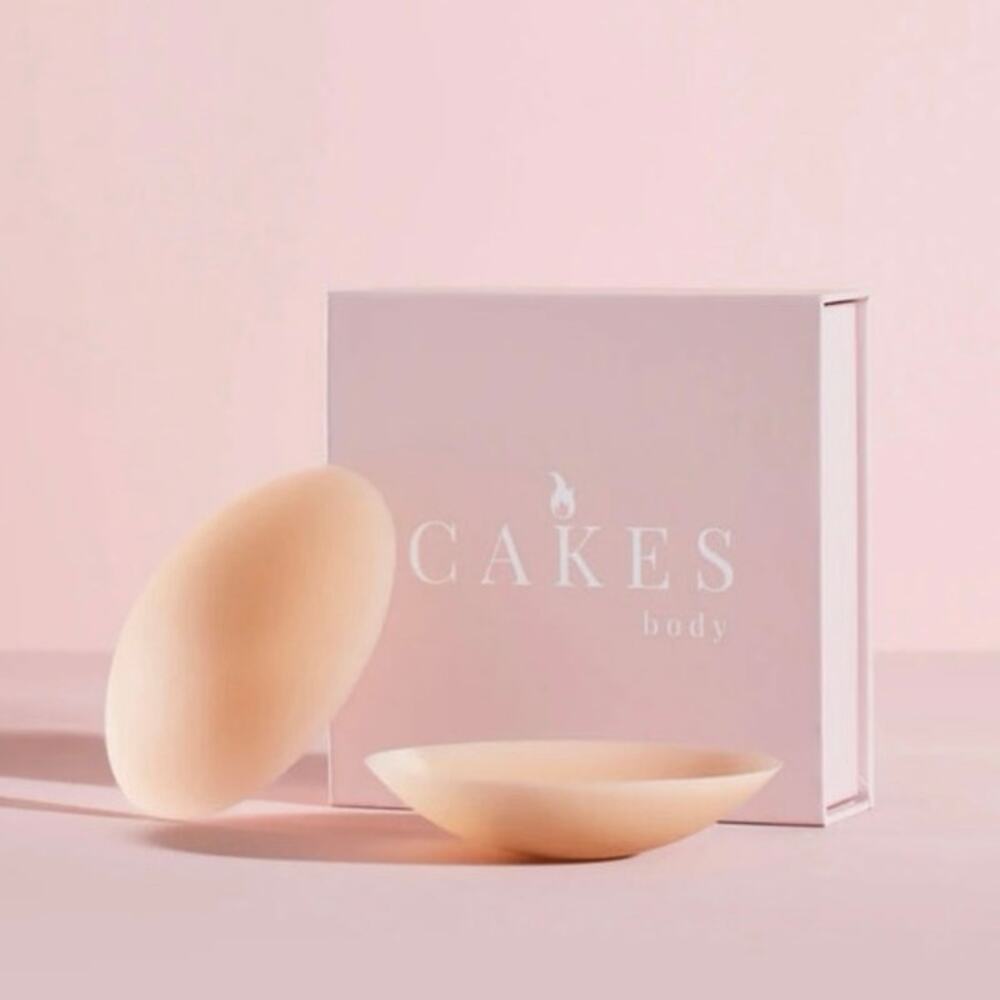 NEW CAKES Body Grippy Circles Honey OG B-DD Non Adhesive Nipple Covers Reusable